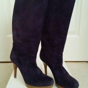 Balenciaga Suede High-Heel Boots US10 Eu40